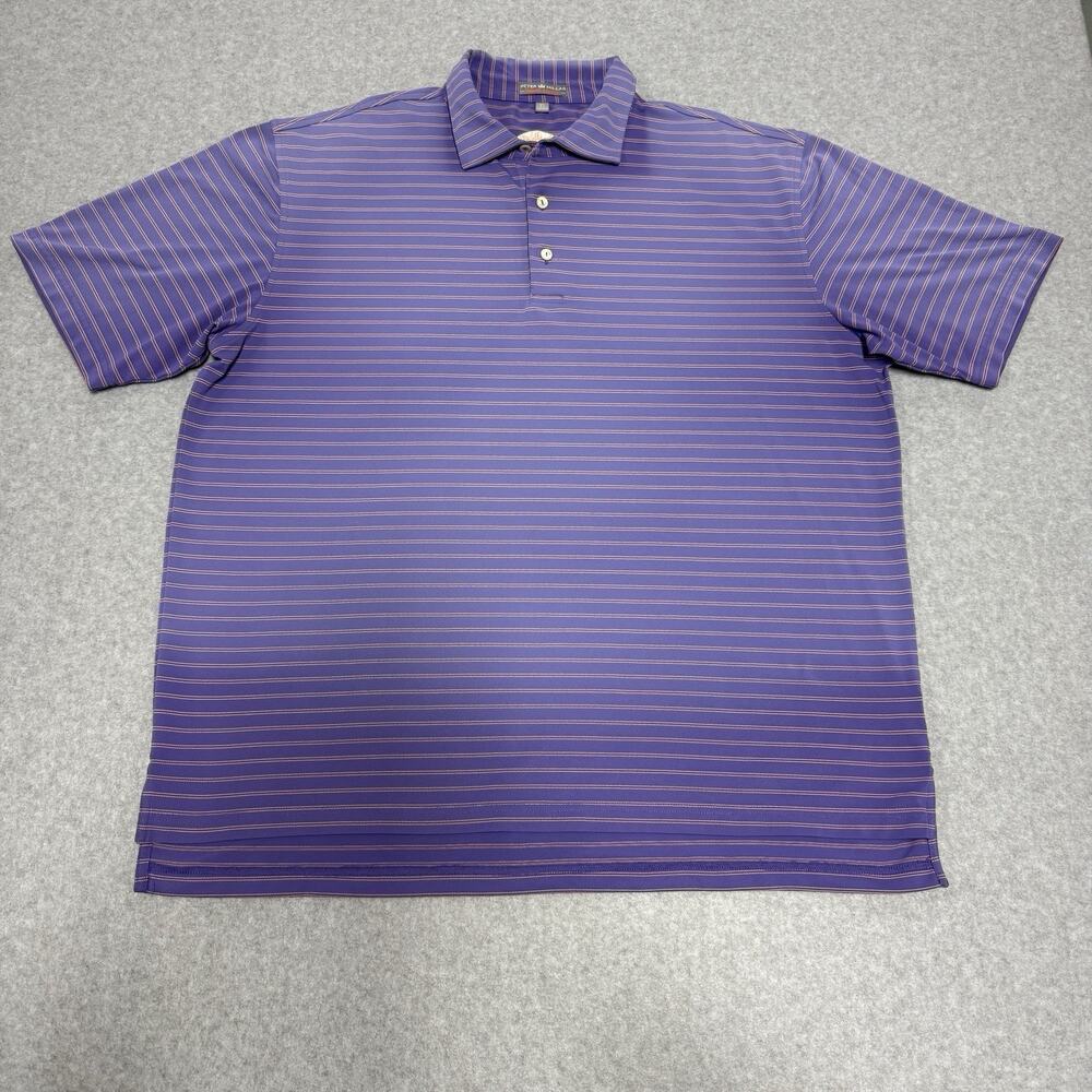 Peter Millar Summer Comfort Lot of 3 Golf Performance Polo Shirts Men’s XL & XXL - Picture 4 of 16
